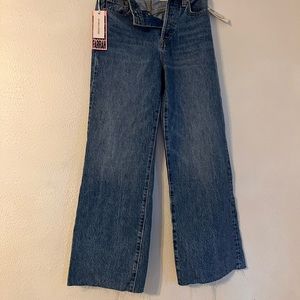 Aritzia Blue Flare & Wide Leg Jeans